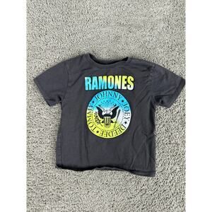 The Ramones Shirt Boys 3-4 Years Gray Blue United States Seal Music Rock